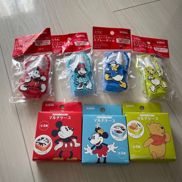 ディズニー スプレーボトル4種とマルチケース3種セット