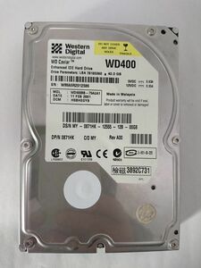 ★ジャンク品★WESTERN DIGITAL ハードディスク HDD WD400BBZ/40GB/Ultra ATA100/3.5インチ ★★