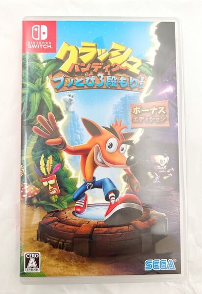 【クラッシュバンディクー ブッとび3段もり!ボーナスエディション】に Nintendo Switch ニンテンドースイッチ