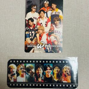 非売品★WEST. 10th Anniversary Live "W" 映画 入場者特典 フィルム風しおり&ムビチケ(使用済)