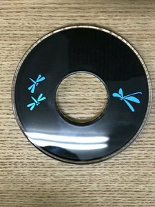 ☆新品☆ 送料無料 剣道 竹刀化粧鍔 トンボ水色 L