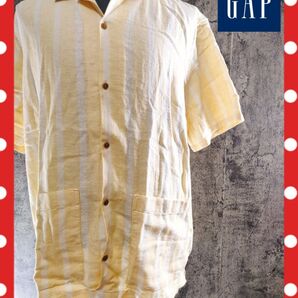 【新品・未使用・未試着】 GAP STRIPE SHIRT YELLOW