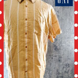 【新品・未使用・未試着】 GAP STRIPE SHIRT BEIGE