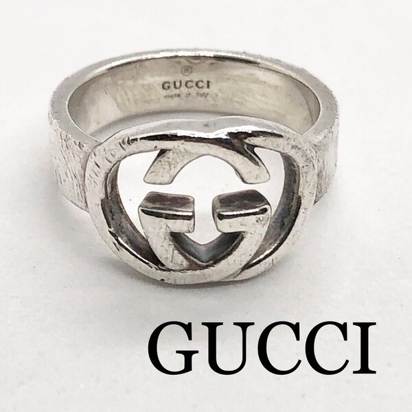 GUCCI リング レディース シルバー925 インターロッキング