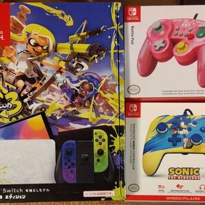 Nintendo Switch 有機ELモデル スプラトゥーン3エディション 日本未発売 コントローラー 2個付 新品未使用