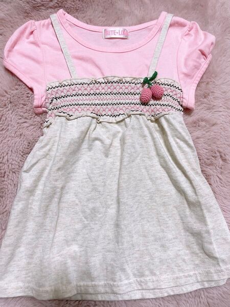 さくらんぼ 半袖Tシャツ 120