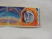 CCCP ソ連 切手　ボストーク５号　６号 宇宙船　宇宙飛行士 未使用_画像3