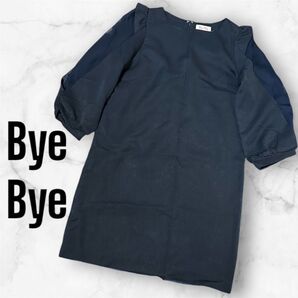 Bye Bye ワンピース ドレス ミニワンピ 膝上 スカート フリル レース