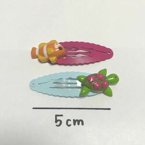  new goods *GYMBOREE hairpin 2 pcs set turtle fish Gymboree hair accessory hair elastic 