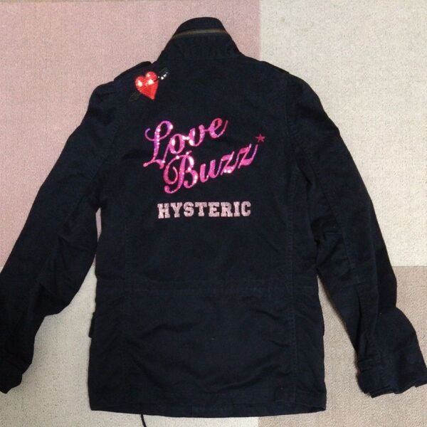 【希少・レア・美品】ヒステリックグラマー LoveBuzzスパンコール刺繍ブルゾン