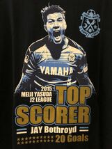 美品 Jay Bothroyd Tシャツ サイズL ジュビロ磐田 北海道コンサドーレ札幌 ジェイ・ボスロイド J.league サッカー J1 J2 SOCCER_画像2