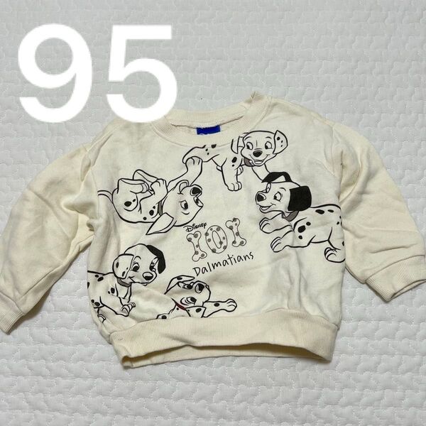 【size 95】 Disney トレーナー スウェット 101匹わんちゃん