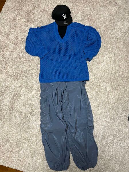 【早い者勝ち】【美品】JEANASIS 3キカメッシュVプルオーバー