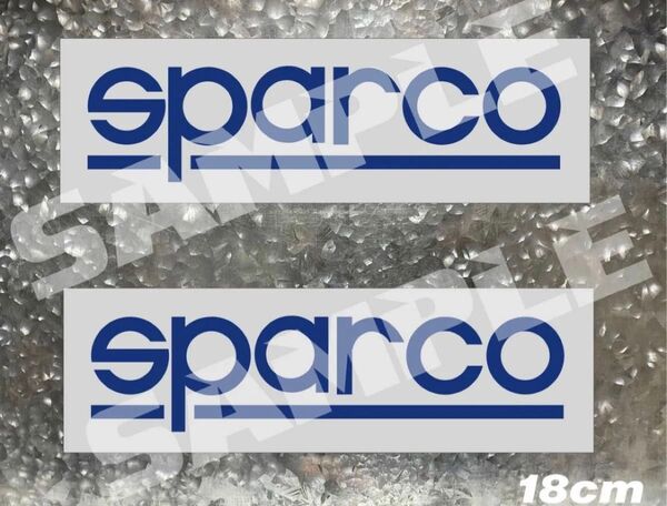 Sparco スパルコカッティングステッカー2枚