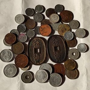 日本の古銭 天保通宝 コレクション 骨董品