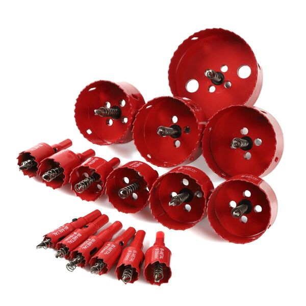 16点バイメタルホールソー ホルソー セット16~100mm