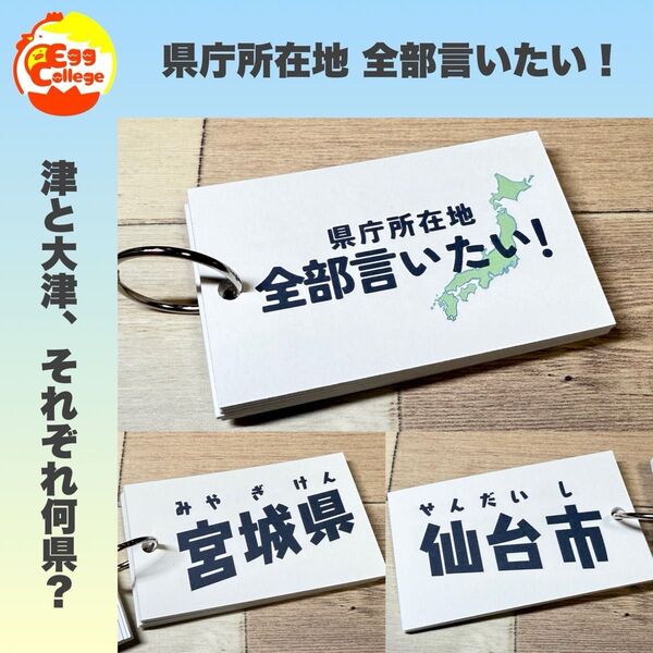【県庁所在地 全部言いたい!】 クイズ ゲーム 脳トレ 趣味 小学生 介護