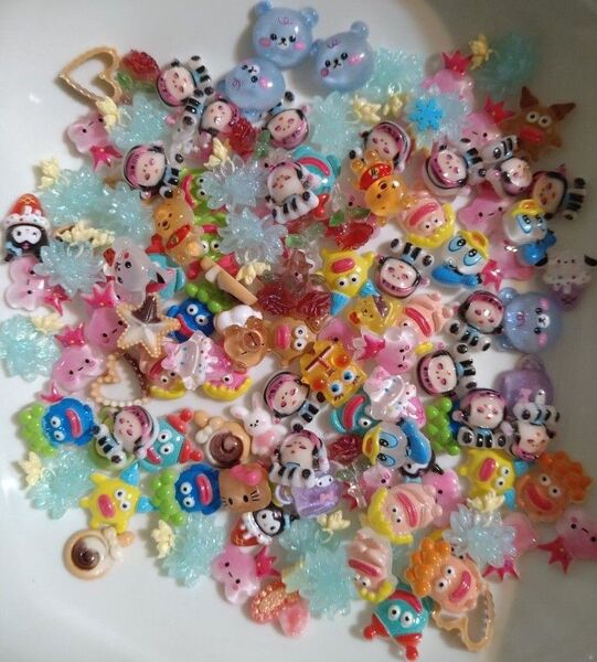 色々MIXネイルパーツ 126pcs