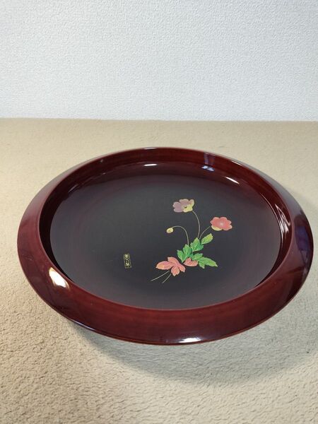 会津塗 菓子器 特大