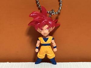 初版 ドラゴンボール バンダイ UDM 超サイヤ人ゴッド 孫悟空 カラー違い フィギュア キーホルダー ガシャポン グッズ BANDAI DB 337