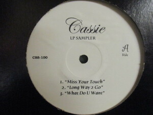 Cassie ： LP Sampler 12'' // Miss Your Touch / Call U Out F. Young Joc / Just One Night F. Ryan Leslie / 5点送料無料