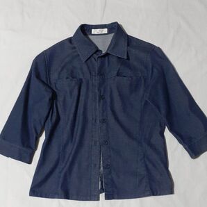 a.v.v 長袖デニムシャツ サイズ38