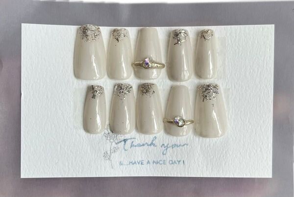 white bridal nail ※5/11〜17発送不可※