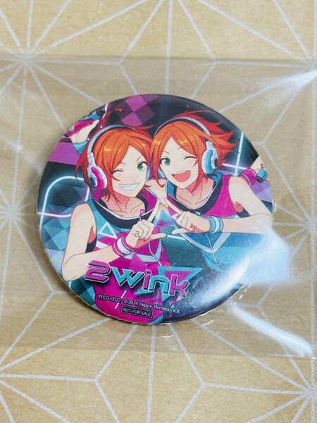 2wink ジャケット柄缶バッジ 2wink 葵ひなた 葵ゆうた