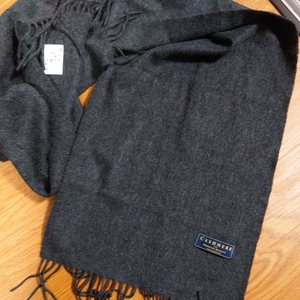 URBAN RESEARCH CASHMERE cashmere muffler man and woman use charcoal gray new goods unused goods 