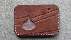  pass case 2 sheets for horizontal card inserting ticket holder Sly m Tochigi leather cow leather hand made one point thing 