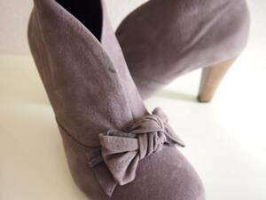 Stephanie* stereo fanie bootie gray ju37 beautiful goods 