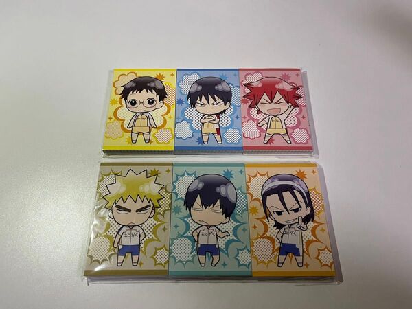 弱虫ペダル ミニメモ3冊2セット 小野田 今泉 鳴子 福富 荒北 東堂