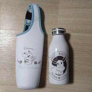 ポケモン イーブイ 水筒・ピカチュウ 水筒カバー 2点セット