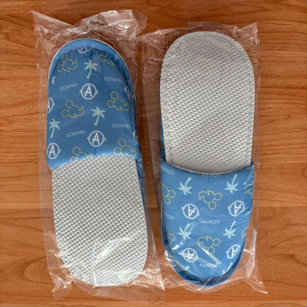 新品未使用 ディズニー アメニティ アンバサダーホテル スリッパ 子ども用 2足