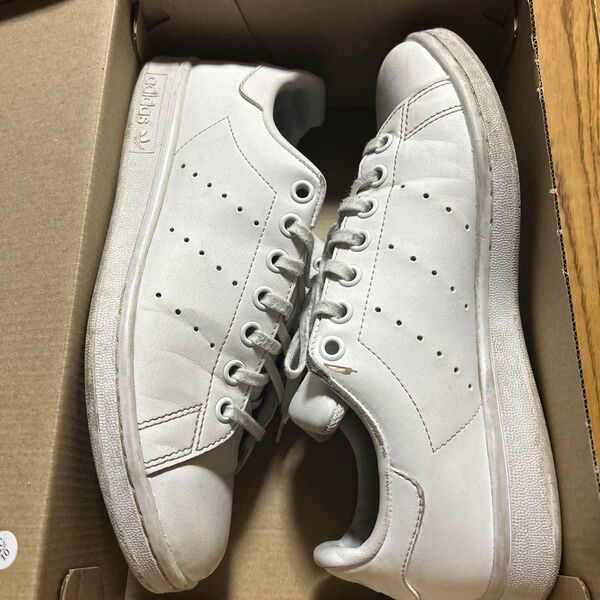 adidas スタンスミス スニーカー 白 24.5
