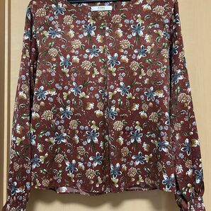 長袖ブラウス M サイズ TIENS ecoute