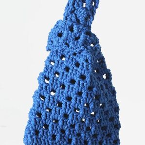 メッシュバッグ ハンドメイド かぎ針編み