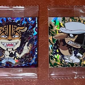 【美品:未開封】ワンピースウエハースシール ルッチSGR+カクSGR 2枚セット にふぉるめーしょん
