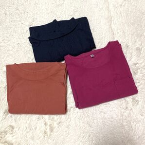 レディース/トップス カットソー ワンピース 3枚セット Tシャツ チュニック まとめ売り セット売り