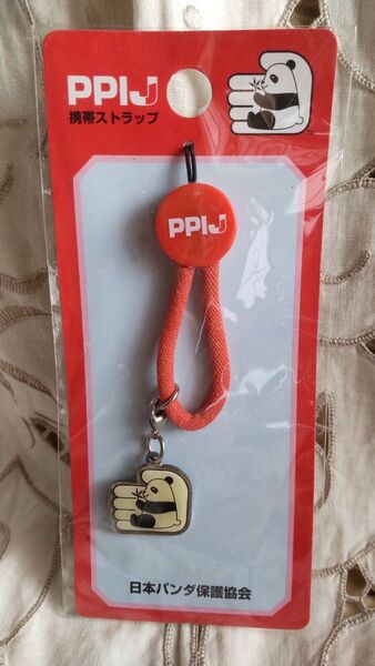 日本パンダ保護協会 携帯ストラップ 未開封品