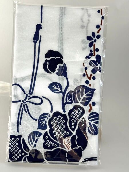 新品 日本製 手ぬぐい ガーゼ 花柄 日本風 プレゼント用人気