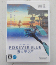 FOREVER BLUE 海の呼び声 wiiソフト　☆　送料無料　☆　フォーエバーブルー 海の呼び声_画像1