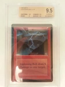 ●MTG● β ベータ 稲妻(英語 BGS9.5 GEM MINT)