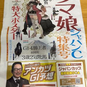 ウマ娘 ニッカン新聞 ウマ娘 付録 ジェンティルドンナ ポスター ドウデュース