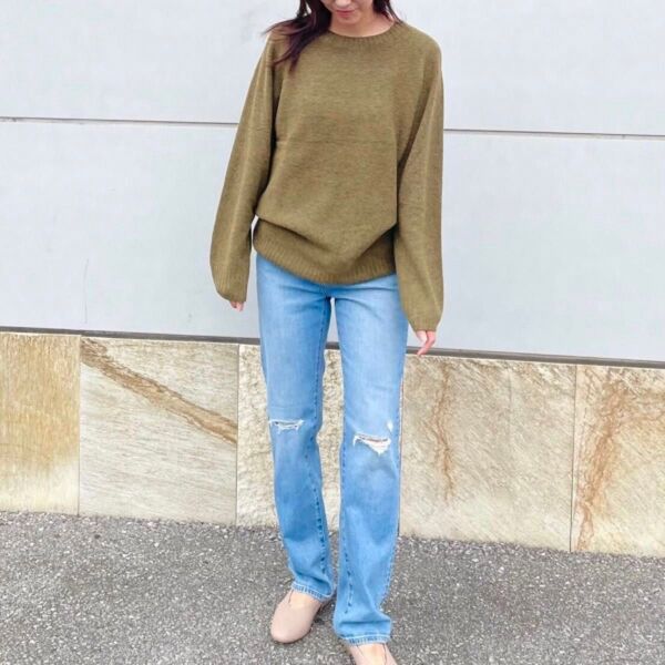 ユニクロ スリムストレートハイライズジーンズ