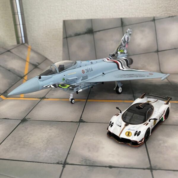 限定セット 希少 jcウイング 1/72 ユーロファイター タイフーン 1/64 ターマックワークス パガーニウアイラR