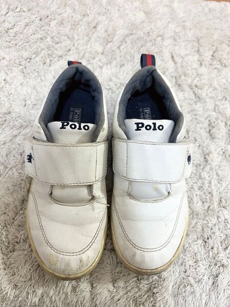 スニーカー polo ラルフローレン キッズ 雨の日