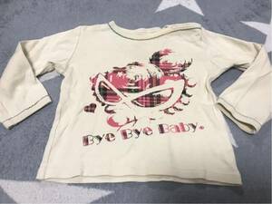 ヒステリック長袖Tシャツ 90難あり