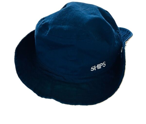 帽子 こども ships ネイビー 48センチ シップス 日除け バケットハット
