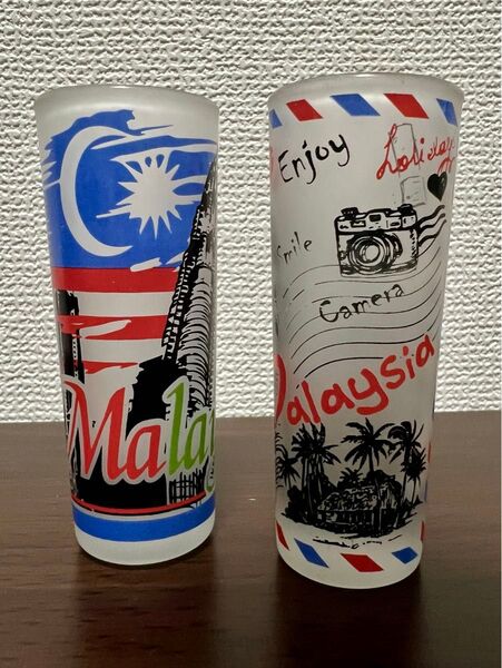 マレーシア限定 ショットグラス 2個